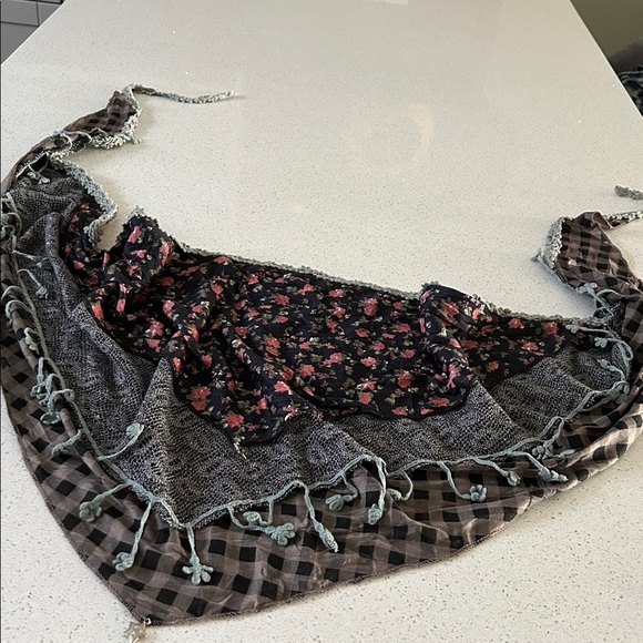 Boho Scarf Shawl 3 Layer - Picture 7 of 11